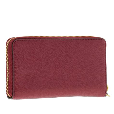 michael kors wallet burgundy|dillard's michael kors wallet.